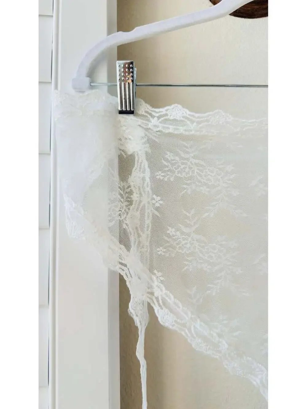 Floral Lace Triangle Hair Scarf Bandana [COPY]